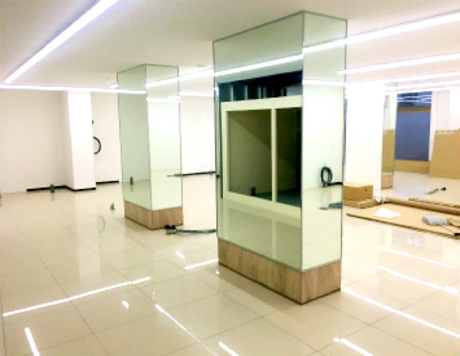 コンビニエンスストア内装工事写真